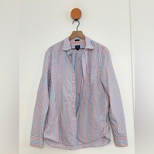J. Crew Multicolor Striped Button Down Shirt